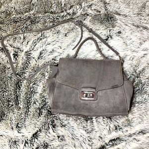 Zara basic edition shoulder bag grey